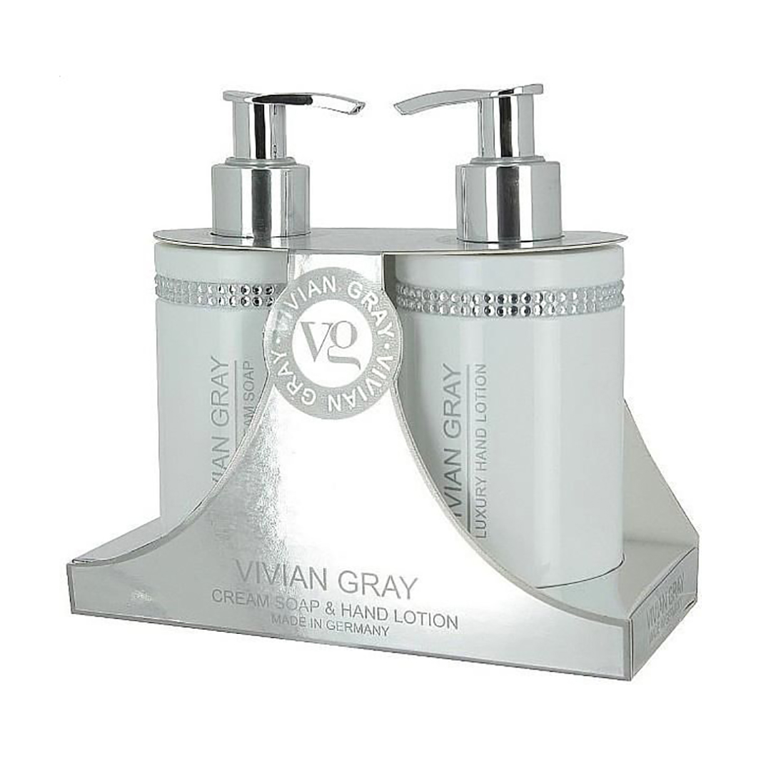 Набір для рук Vivian Gray White Crystals (мило, 250 мл + лосьйон, 250 мл)