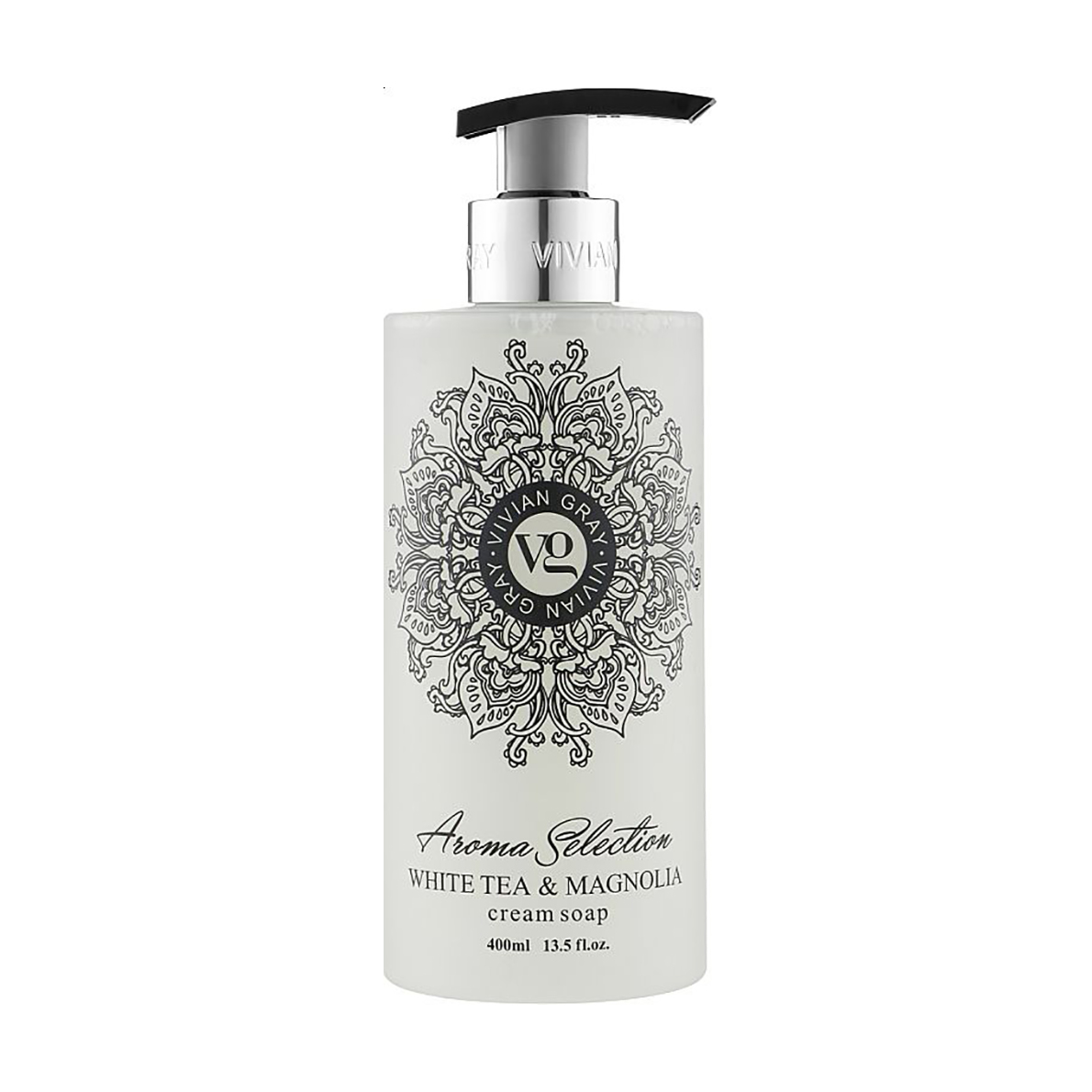 Рідке крем-мило Vivian Gray Aroma Selection White Tea &amp; Magnolia Cream Soap, 400 мл